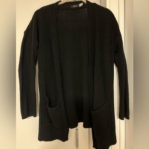 BDG black open cardigan
